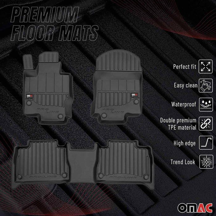 OMAC Premium Floor Mats for for Mercedes GLE Class Coupe C167 2020-2024 Black
