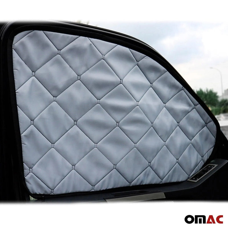 2015-2022 RAM ProMaster City Thermal Windshield Sun Shade Magnetic Black 3Pcs