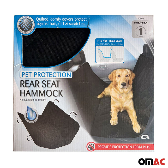 Premium Quilted Pet Hammock Seat Cover
