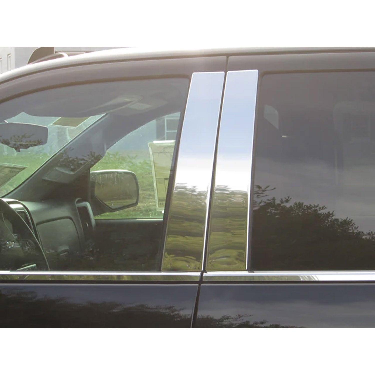 2014-2018 GMC Sierra Stainless Steel Pillar Trim 4Pcs
