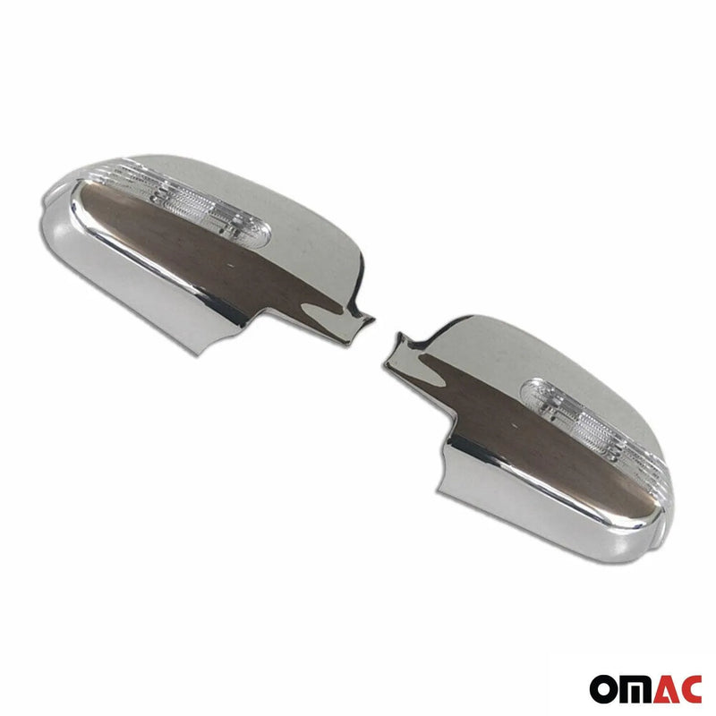 2004-2013 Chevrolet Lacetti Side Mirror Cover Caps Chrome Silver 2 Pcs