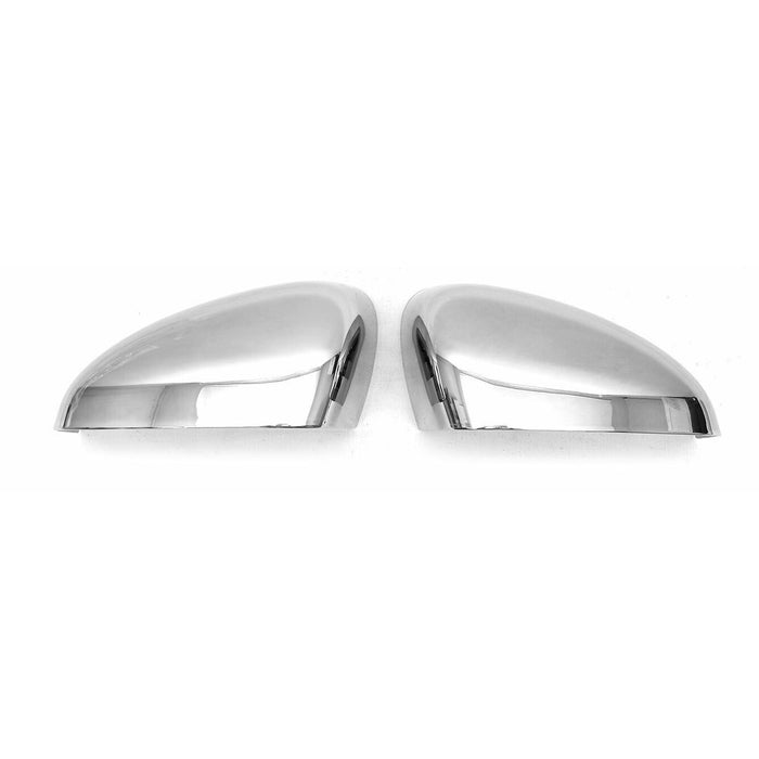 Side Mirror Cover Caps Fits Ford Tourneo Courier 2014-2018 Chrome Silver 2 Pcs