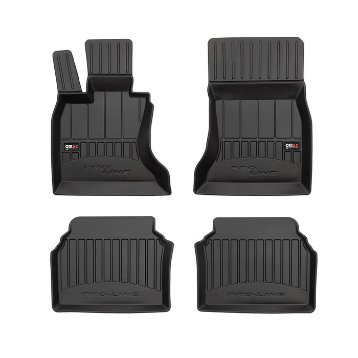 OMAC Premium Floor Mats for for BMW 5 Series GT F07 2WD 2010-2017 TPE Black 4x
