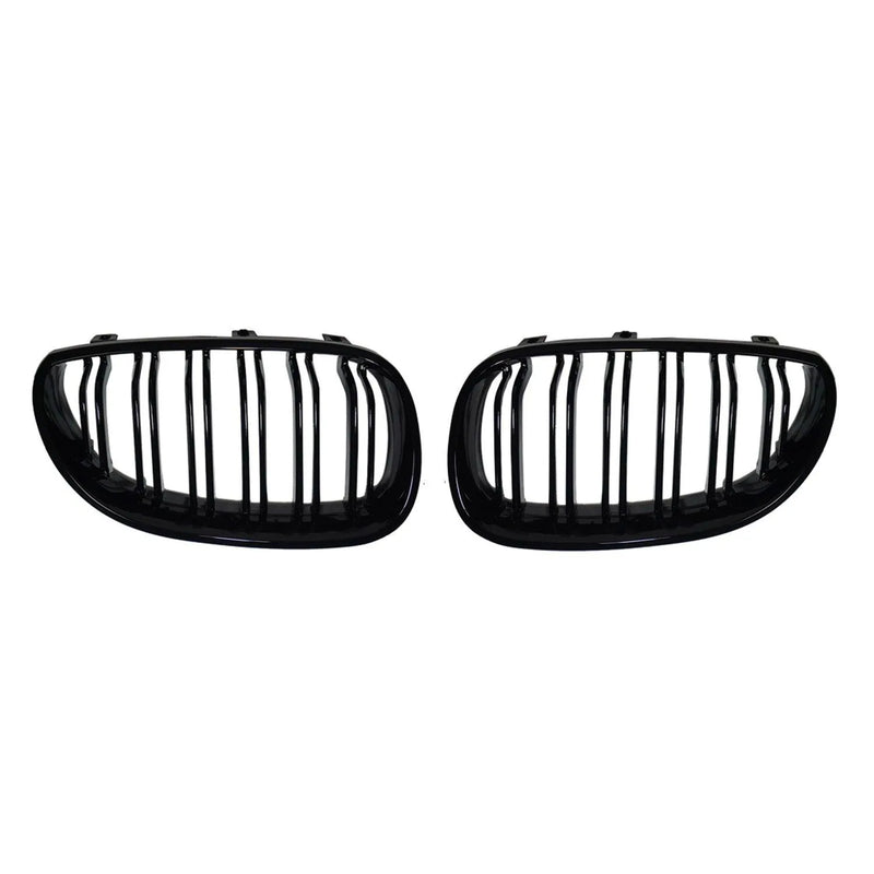 2003-2010 BMW 5 Series E60 E61 M5 Front Kidney Grille M5 Style Gloss Black