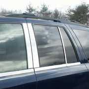 2002-2009 Chevrolet Trailblazer Stainless Steel Pillar Trim 6 Pcs