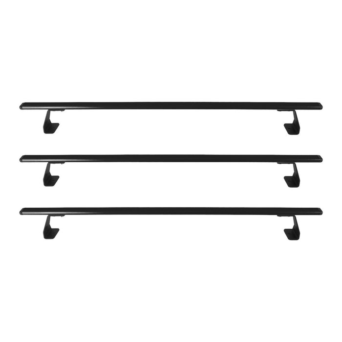 Trunk Bed Roof Racks Cross Bars for Chevrolet City Express 2015-2018 Metal Black