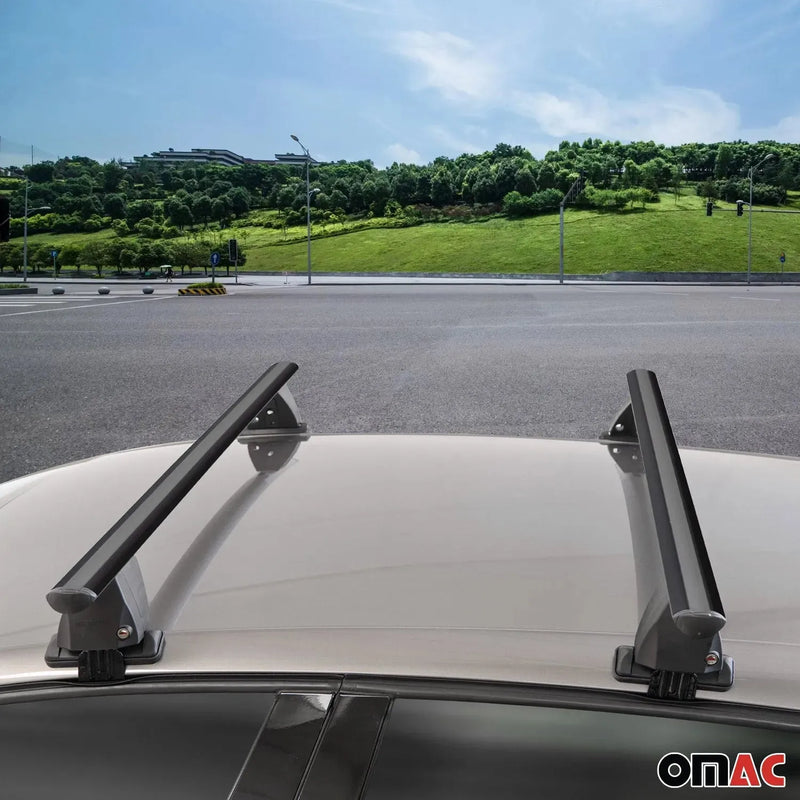 2012-2016 Mitsubishi i-MiEV Roof Rack Cross Bars Black