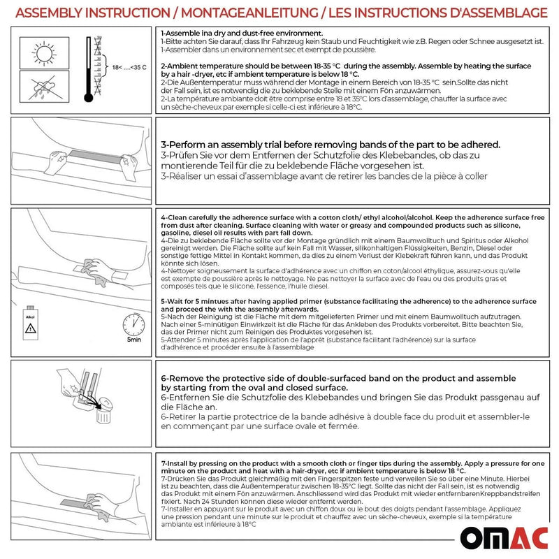 Door Sill Scuff Plate Illuminated for RAM ProMaster City 2015-2022 Carbon Fiber - OMAC USA