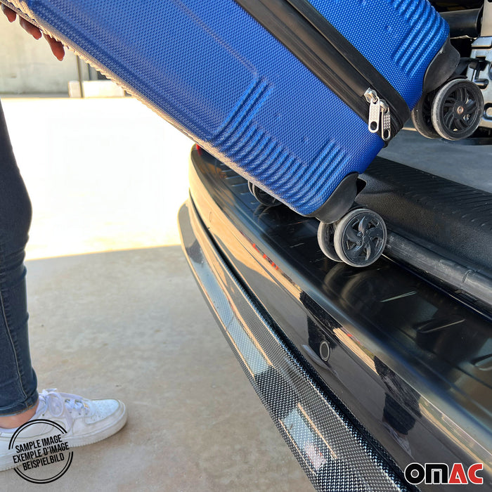 Rear Bumper Sill Cover Protector Guard for VW Tiguan 2018-2024 Steel Dark