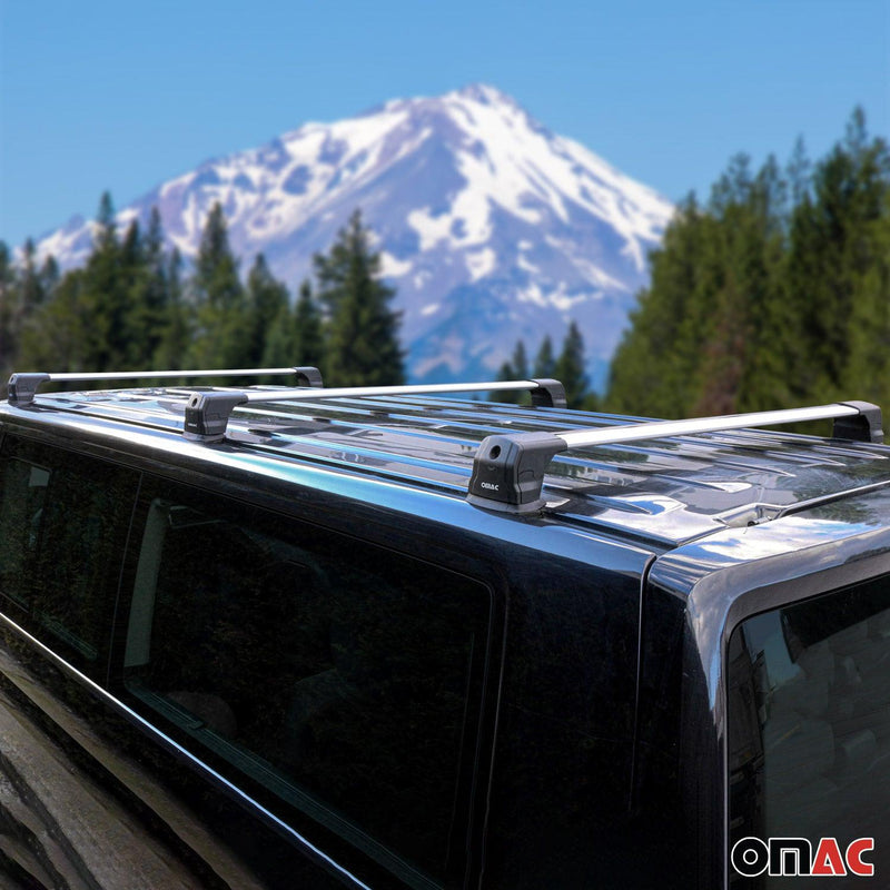 2013-2021 Nissan NV200 Roof Rack Cross Bars 3Pcs Silver