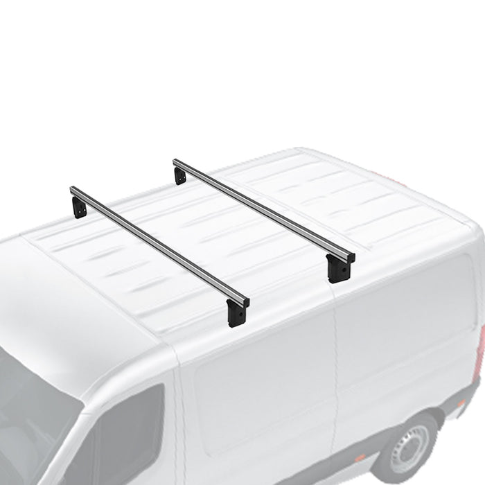 Roof Racks Cross Bars Set for Ford Transit Courier 2018-2023 Gray 2Pcs