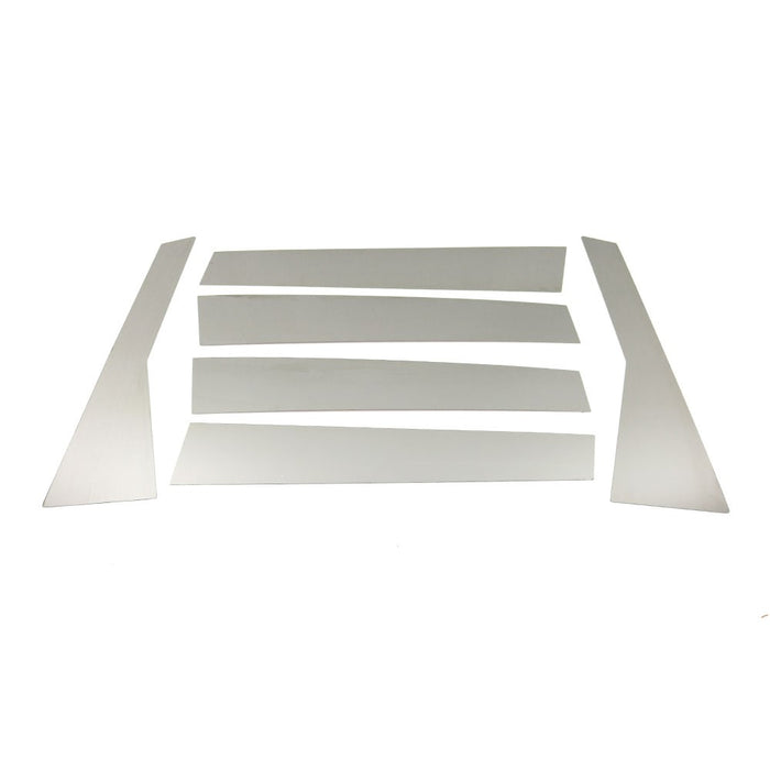 Window B Pillar Posts Door Trim Cover for Honda CR-V 2012-2016 Steel Silver 6x
