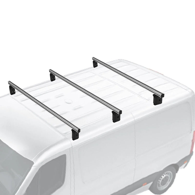 2015-2021 VW T6 Transporter Professional Roof Racks Cross Bars Set Gray 3Pcs