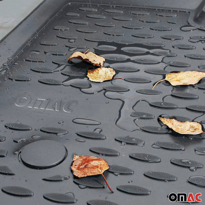 OMAC Floor Mats Liner for Dodge Ram Quad Cab 2012-2018 Gray 4 Pcs