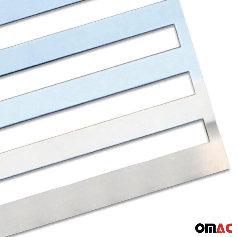 US American Flag Chrome Decal Sticker Stainless Steel