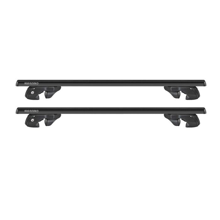 Cross Bar Roof Racks Carrier Aluminium for Volvo V70 2008-2016 Black 2Pcs