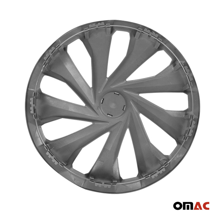 15 Inch Wheel Rim Covers Hubcaps for Chevrolet Malibu Silver Gray