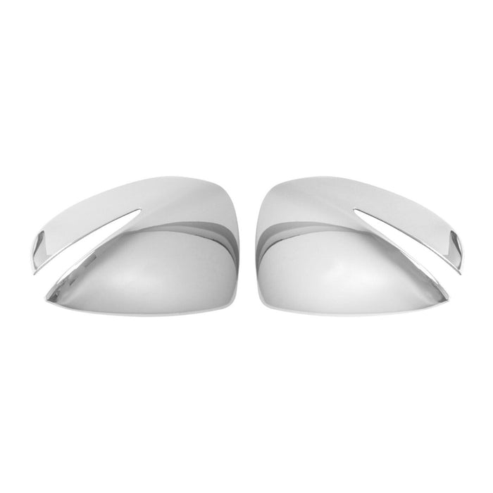 Side Mirror Cover Caps Fits Mazda CX-5 2017-2024 Chrome Silver 2 Pcs