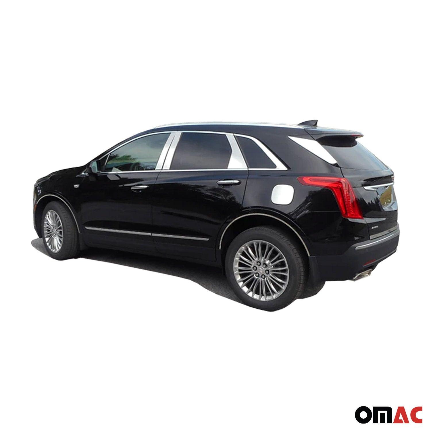 2017-2025 Cadillac XT5 OMAC Stainless Steel Pillar Trim 12 Pcs
