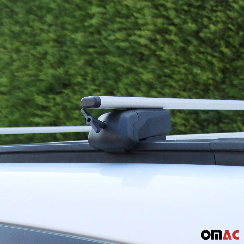 2015-2019 Lincoln MKC Roof Rack Cross Bars Silver