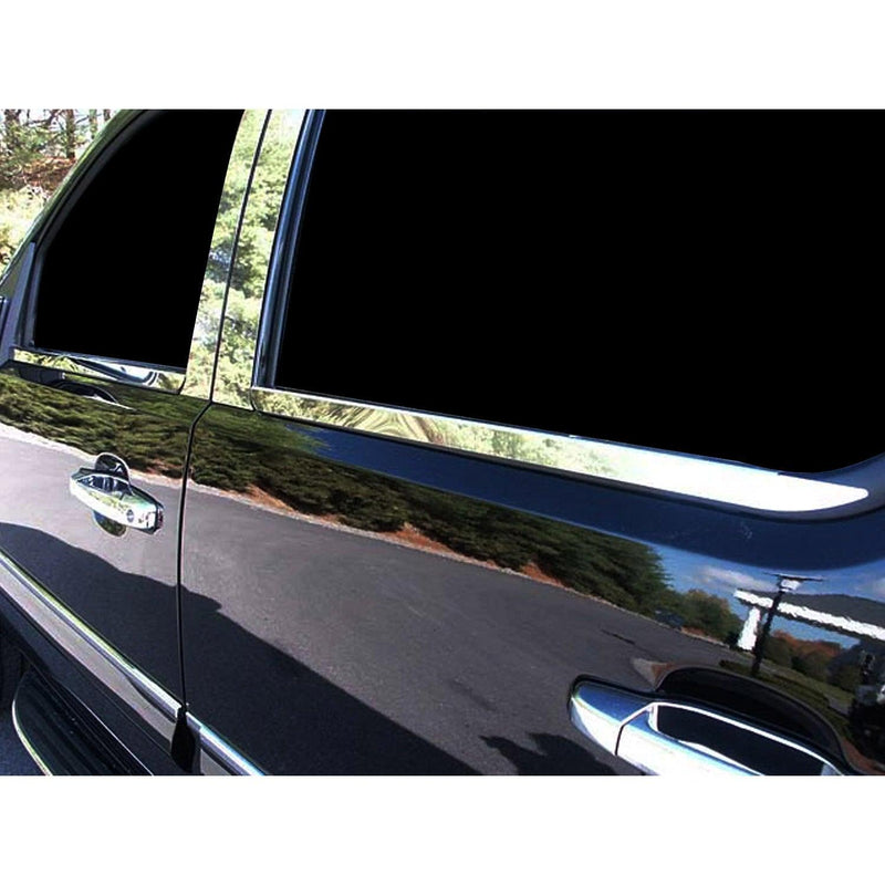 2007-2013 GMC Sierra Stainless Steel Window Sill Trim 4 Pcs