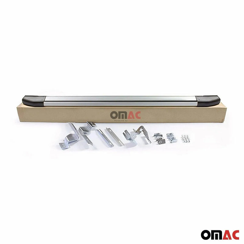 Side Steps Nerf Bars Running Board for VW Tiguan 2009-2017 Silver 2Pcs - OMAC USA