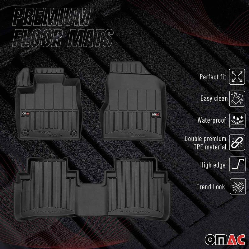 2003-2007 Nissan Murano Premium Floor Mats Liners Full Set All Weather Heavy Duty