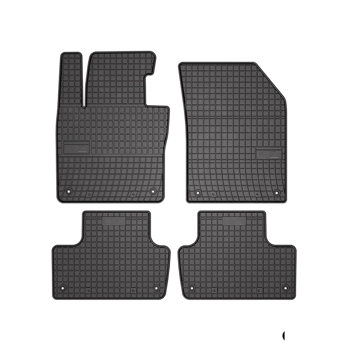 OMAC Floor Mats Liner for Volvo XC60 2018-2024 Black Rubber All-Weather 4 Pcs