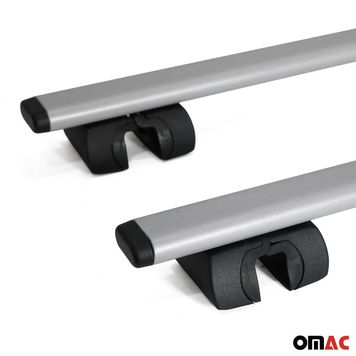 Roof Racks Luggage Rail Cross Bars for Alfa Romeo Tonale 2023-2024 Metal Gray 2x