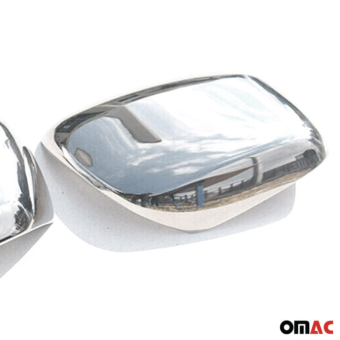 Side Mirror Cover Caps Fits Lexus LX 570 2008-2015 Steel Silver 2 Pcs