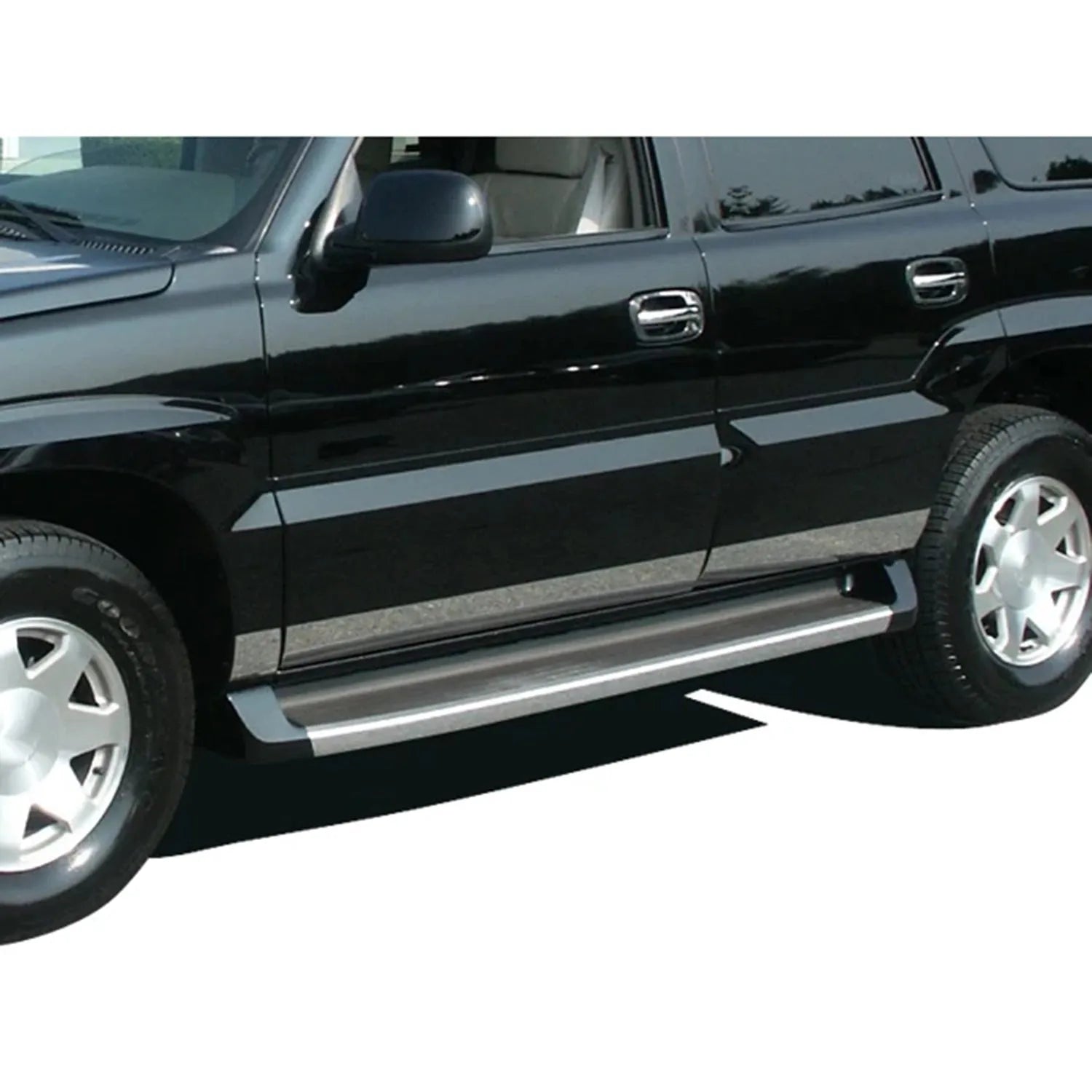 2002-2006 Cadillac Escalade Stainless Rocker Panel Trim 8Pcs