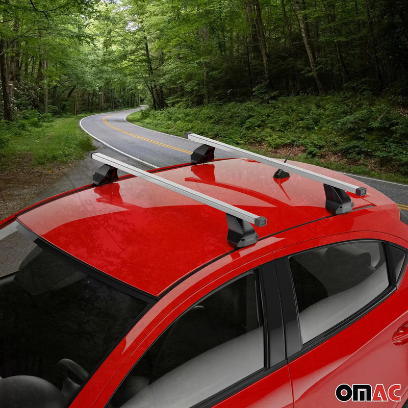 2011-2015 Mitsubishi Outlander Sport Roof Rack Cross Bars Silver