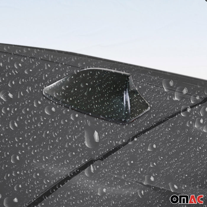 Car Shark Fin Antenna Roof Radio AM/FM Signal for Mercedes ABS Black 1Pc