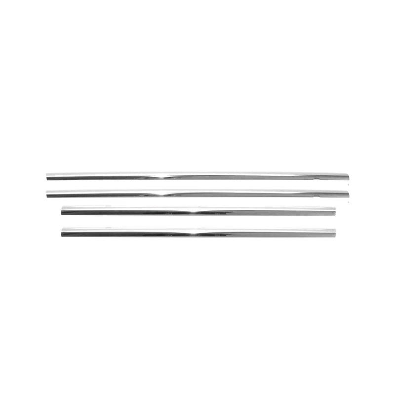 2013-2020 Toyota Yaris Window Molding Trim Streamer Steel Silver 4 Pcs