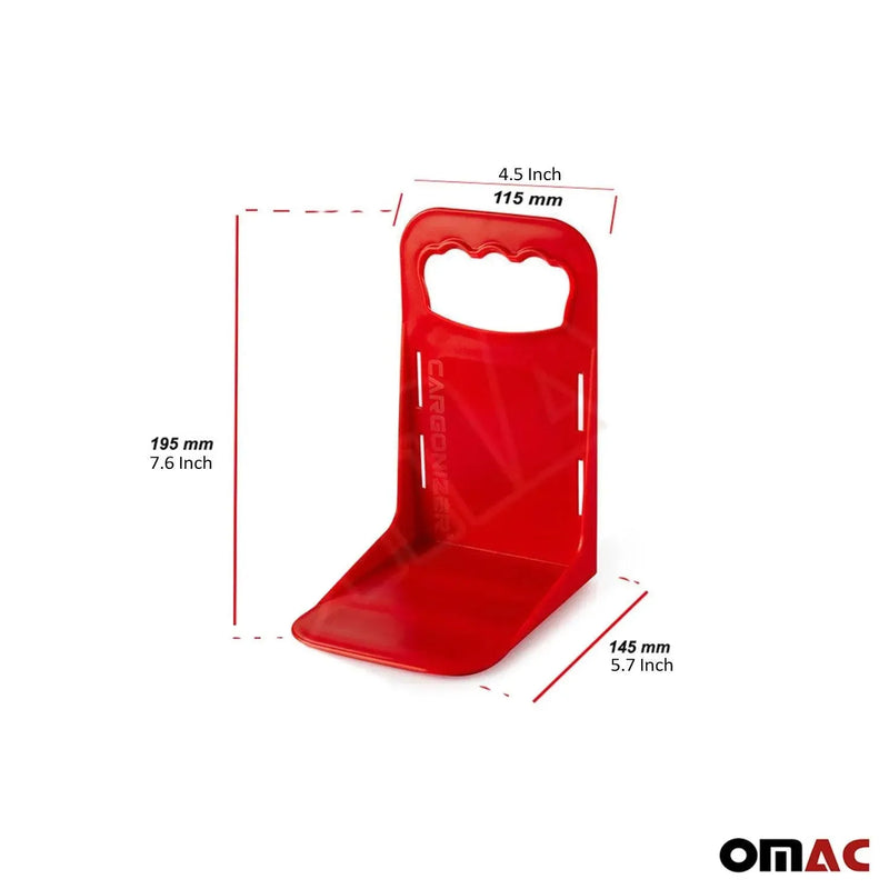 Red Trunk Organizer Stopper Stand 3 Pcs. - OMAC USA