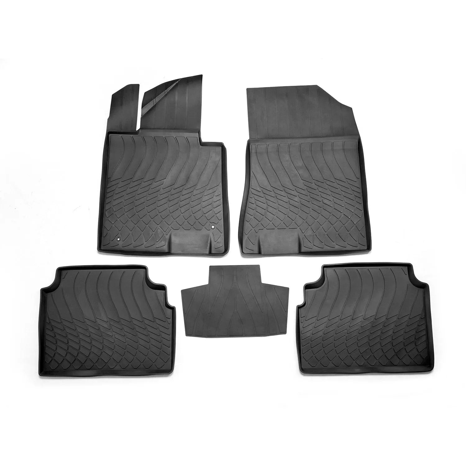 2021-2026 Kia K5 Floor Mats Liners Full Set All Weather Black