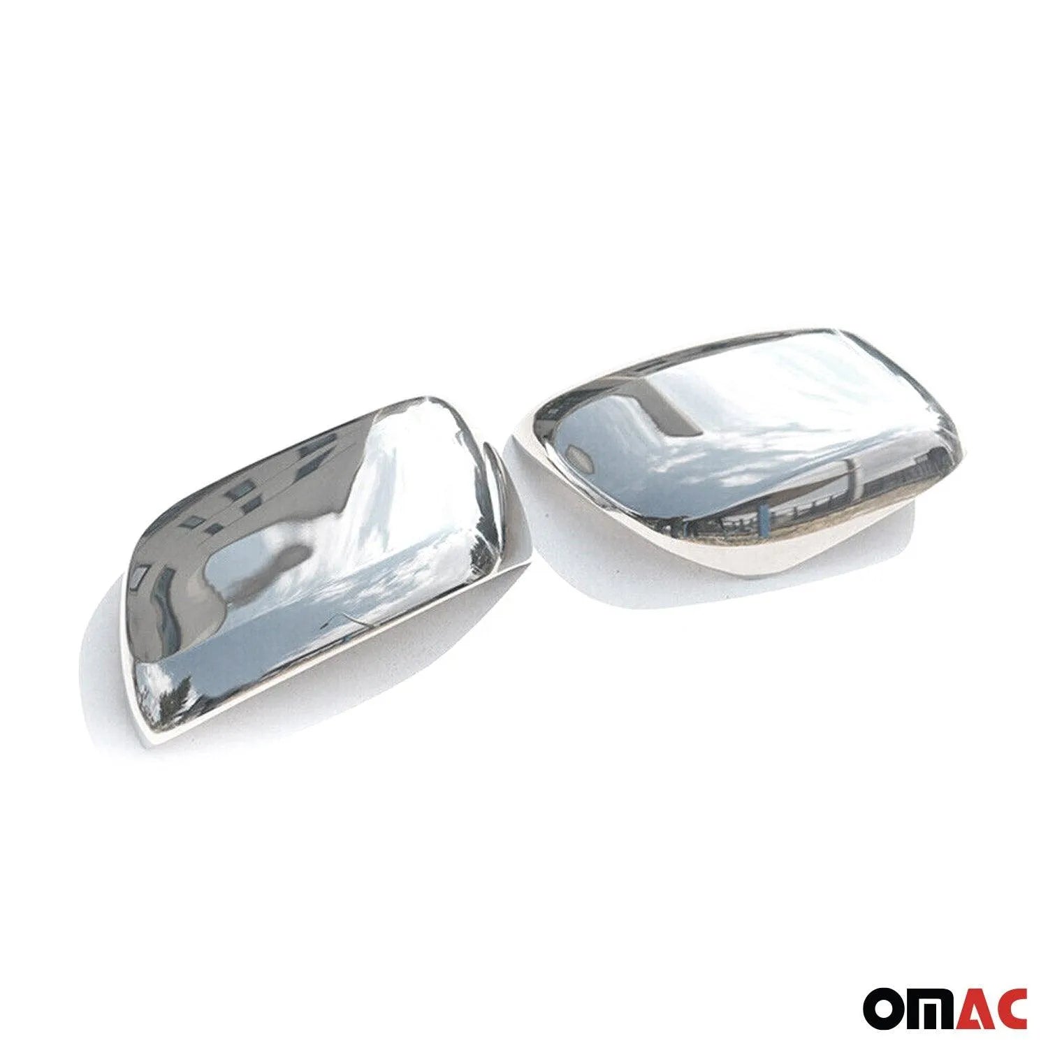 2016-2021 Lexus LX 570 Side Mirror Cover Caps Stainless Steel Silver 2 Pcs