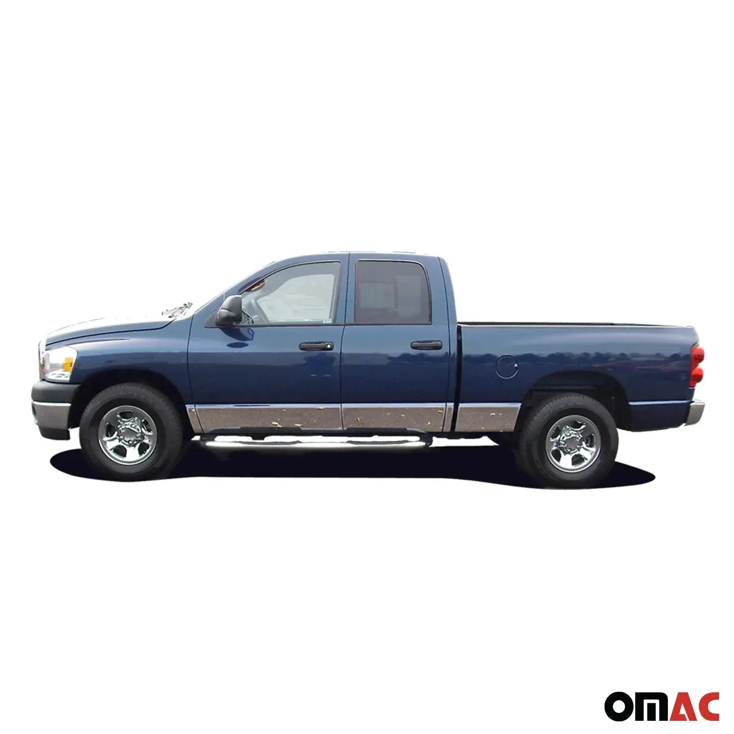 2009-2018 Ram 1500 1500 Classic 2500 3500 Stainless Steel Rear Window Set 2 Pcs