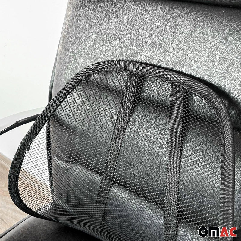 Lower Back Support Black Mesh Fits Office Chair Suite Car Seat