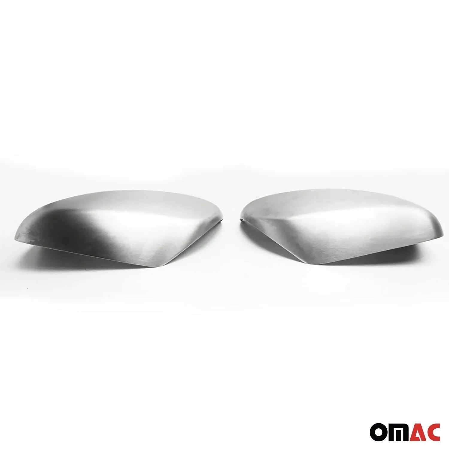 2008-2015 Lexus LX 570 Side Mirror Cover Caps Brushed Stainless Steel Silver 2 Pcs