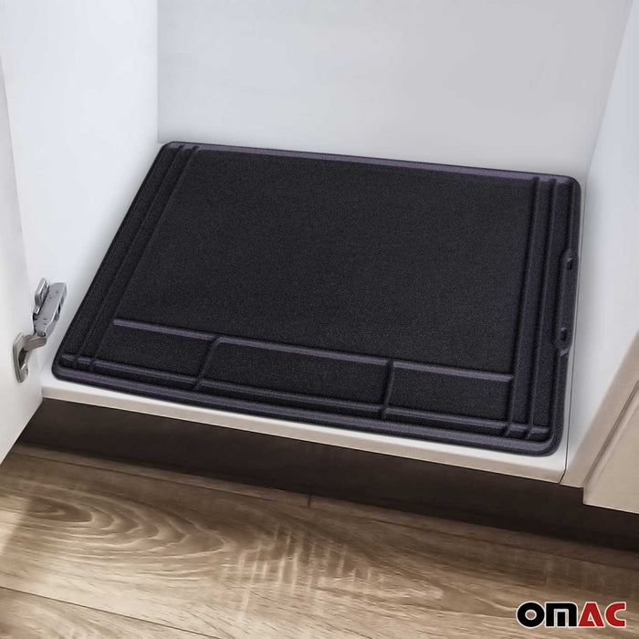 2x High Quality Kitchen Under Sink Cabinet Protection Mat Waterproof Raised Edge