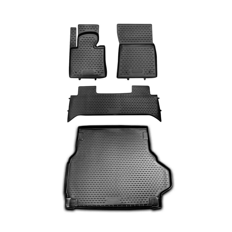 2003-2012 Land Rover Range Rover Floor Mats & Cargo Liner Full Set All Weather Black