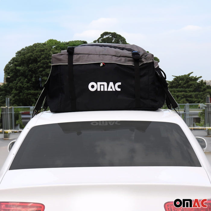17 Cubic Waterproof Roof Top Bag Cargo Luggage Storage for Kia Black