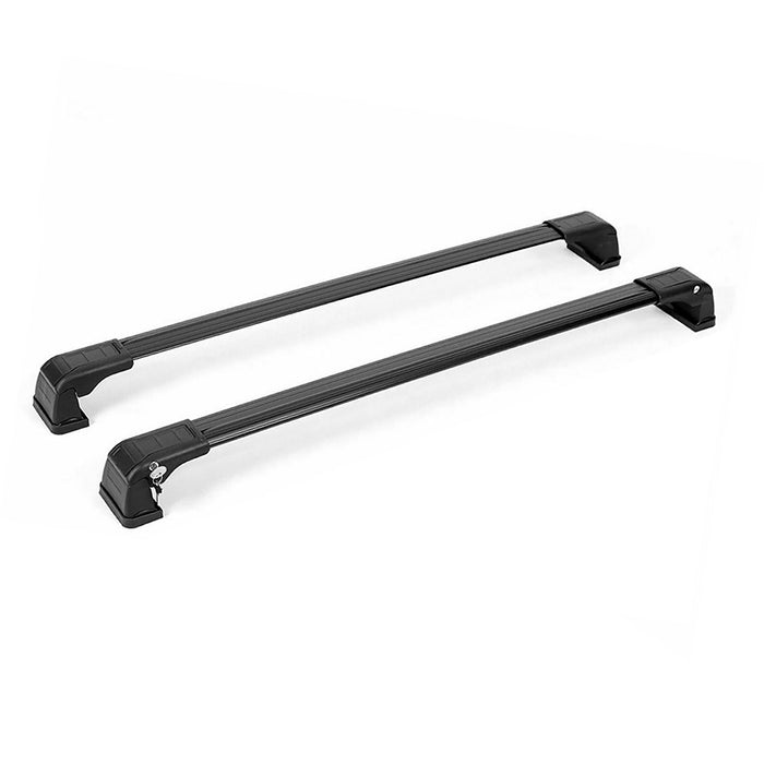 Roof Rack Cross Bars Carrier Aluminium for Mazda 3 Sedan 2010-2013 Black 2Pcs