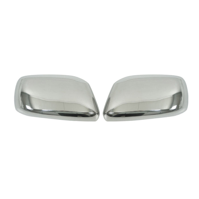 Side Mirror Cover Caps Fits Nissan Xterra 2005-2015 Steel Silver 2 Pcs