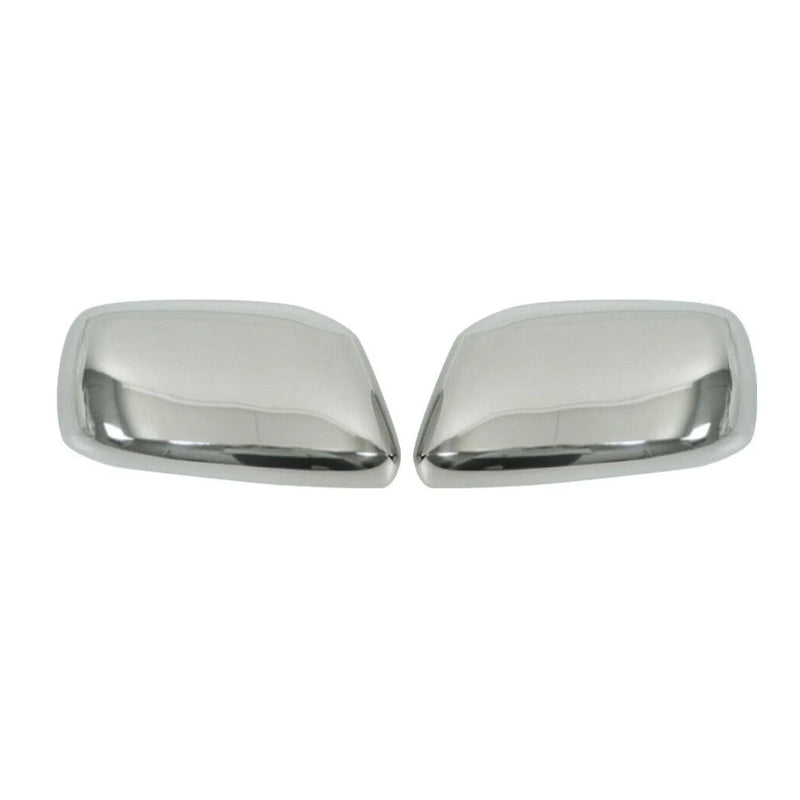 Side Mirror Cover Caps Fits Nissan Xterra 2005-2015 Steel Silver 2 Pcs - OMAC USA