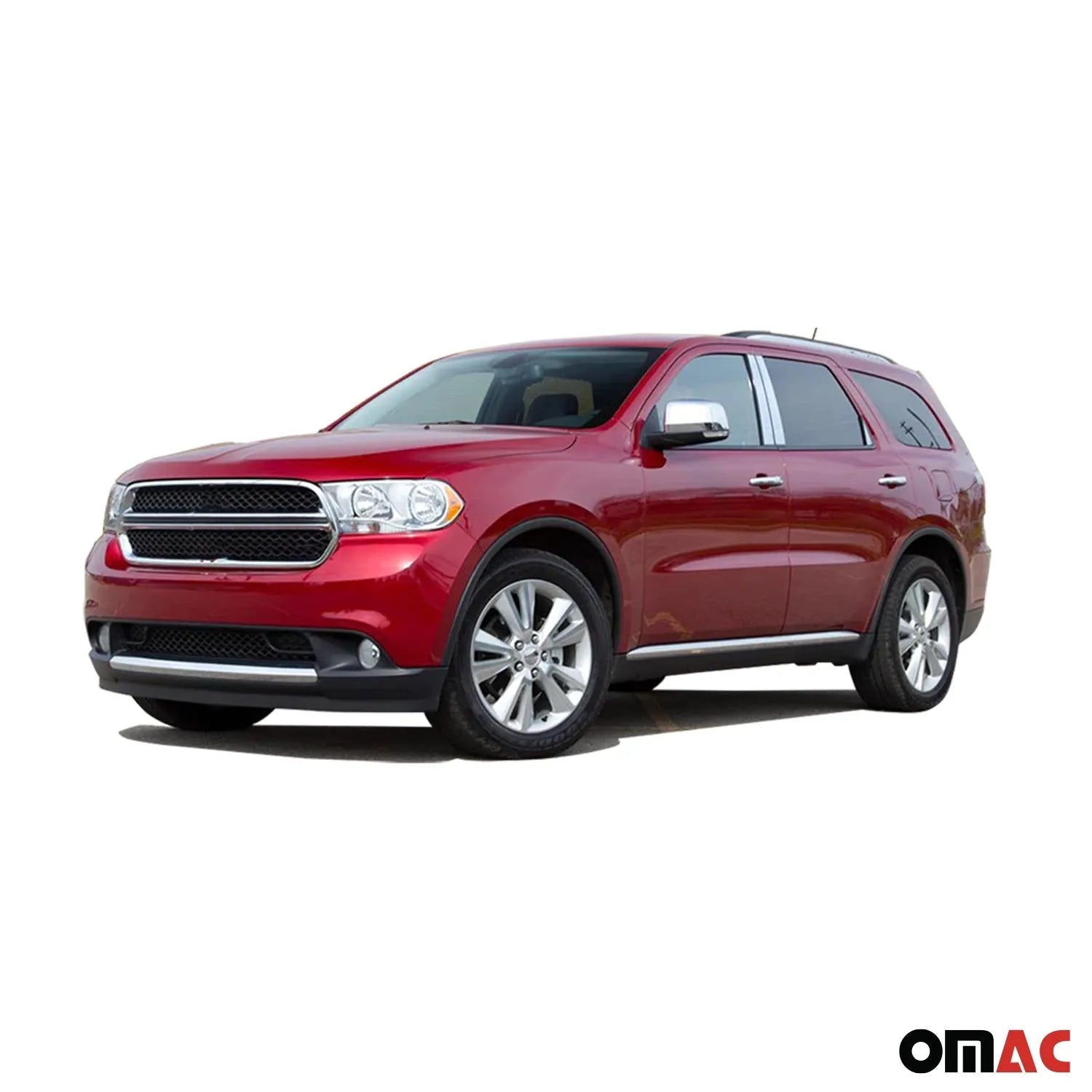 2011-2025 Dodge Durango Stainless Steel Pillar Trim 4 Pcs