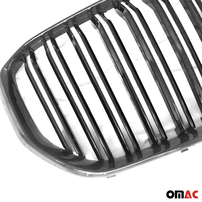 For BMW X5 G05 2019-2023 Front Kidney Grille M Performance Style Gloss Black