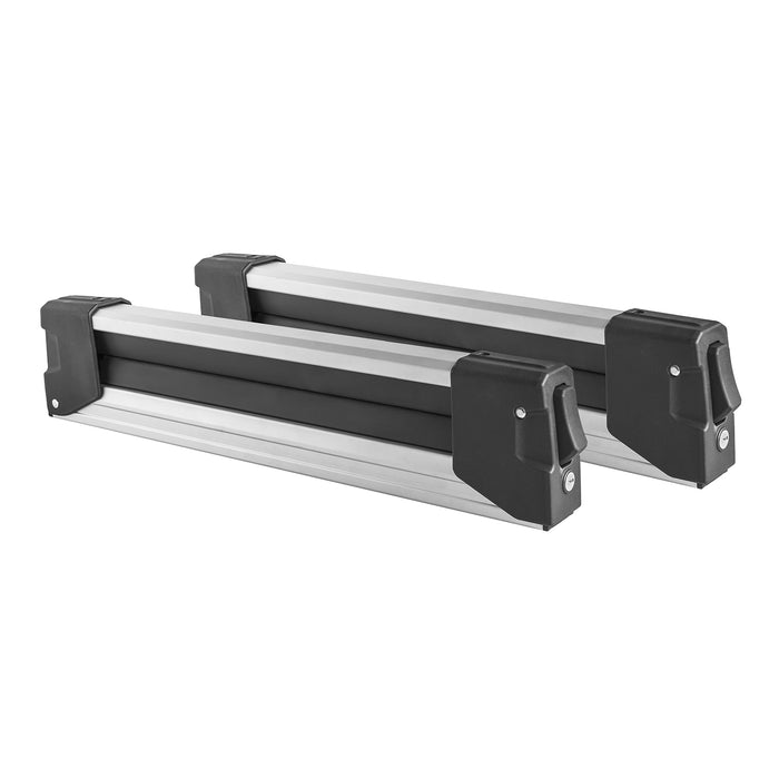 23.6 Inches Ski Rack Snowboard Carriers Top Holder Roof Rack Lockable