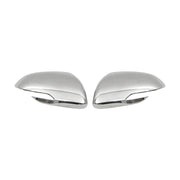Side Mirror Cover Caps Fits Kia Rio 2018-2023 Steel Silver 2 Pcs - OMAC USA